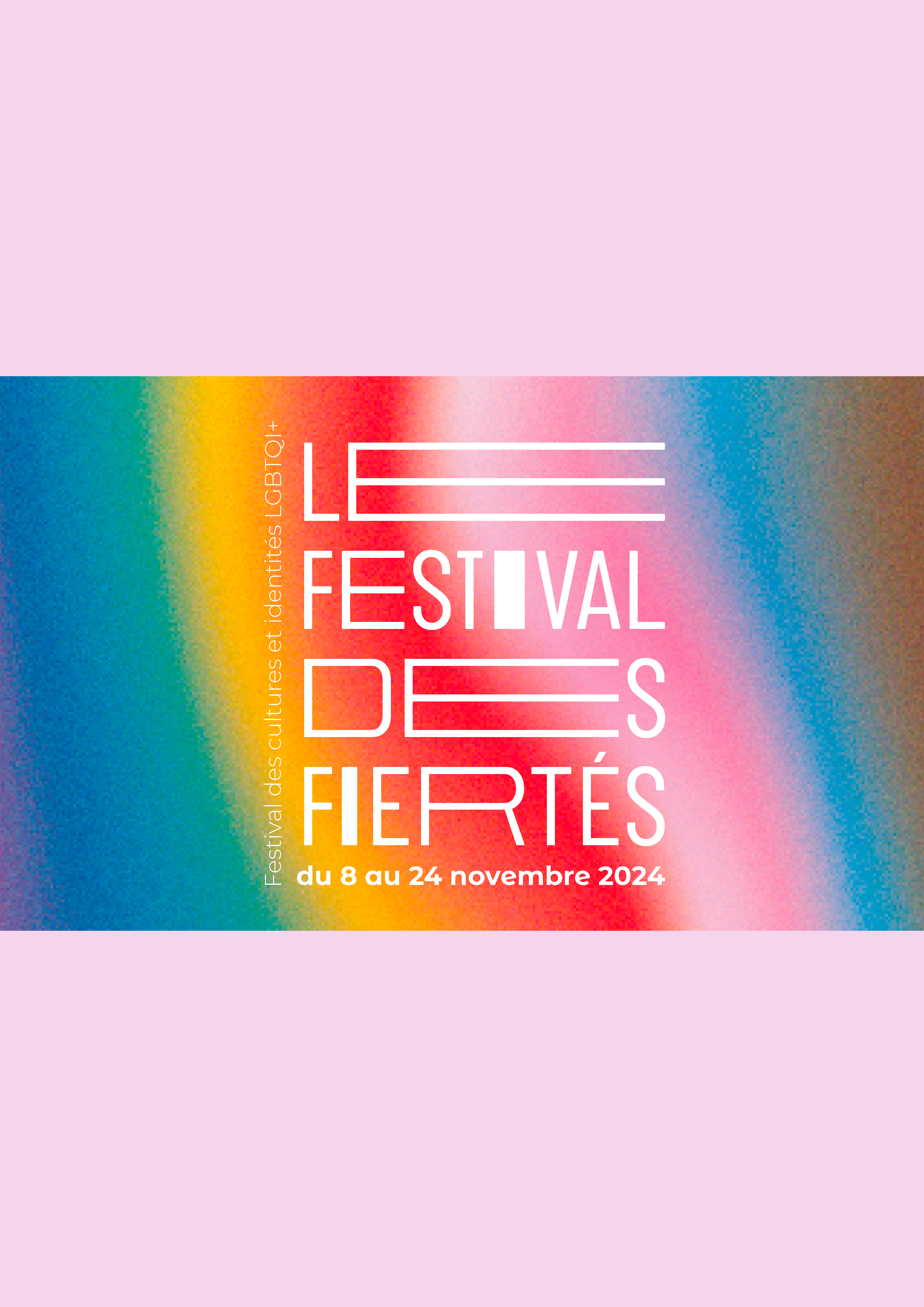 Visuel header pour le Festival des Fiertés