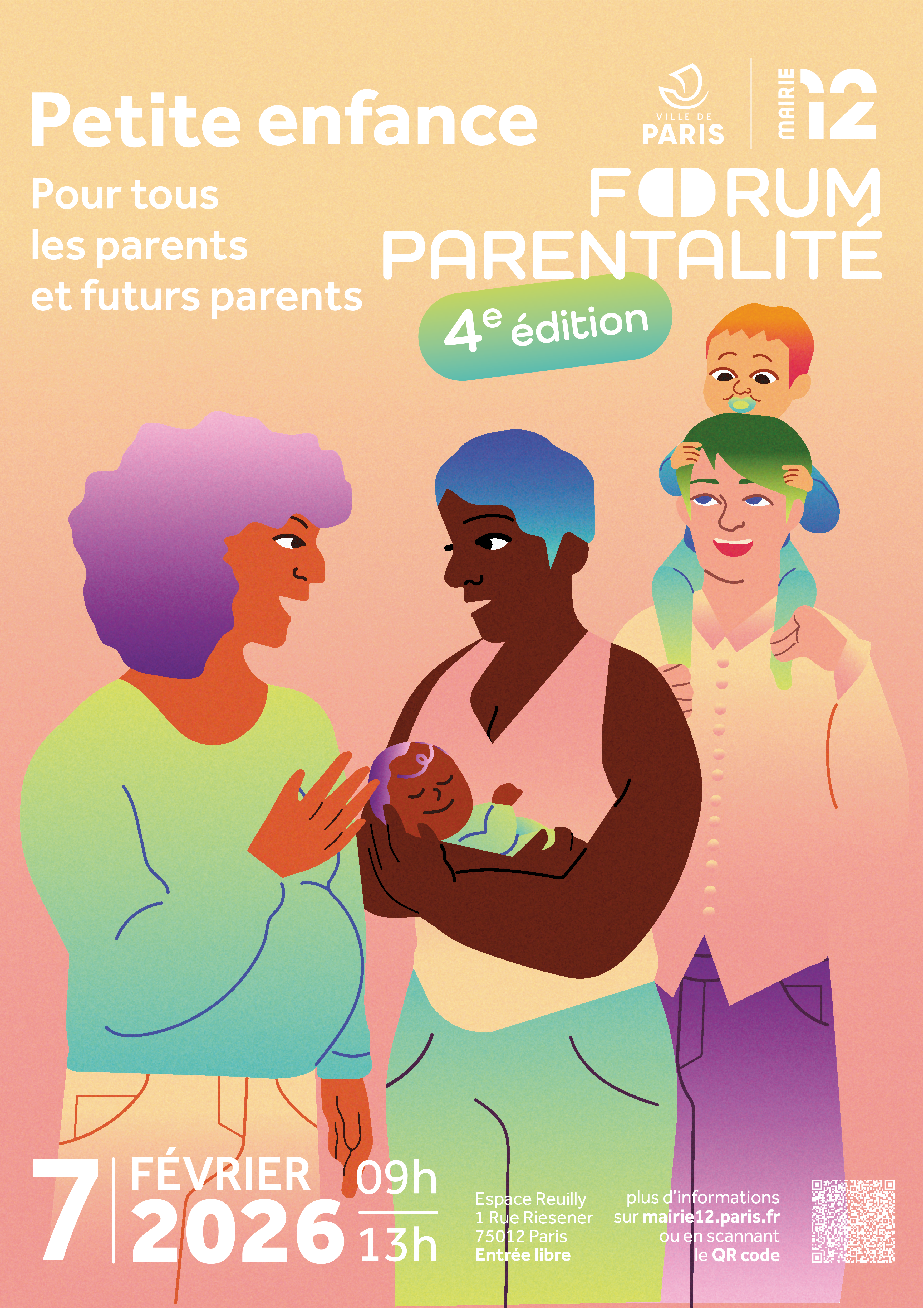 Affiche du Forum Parentalité 2026