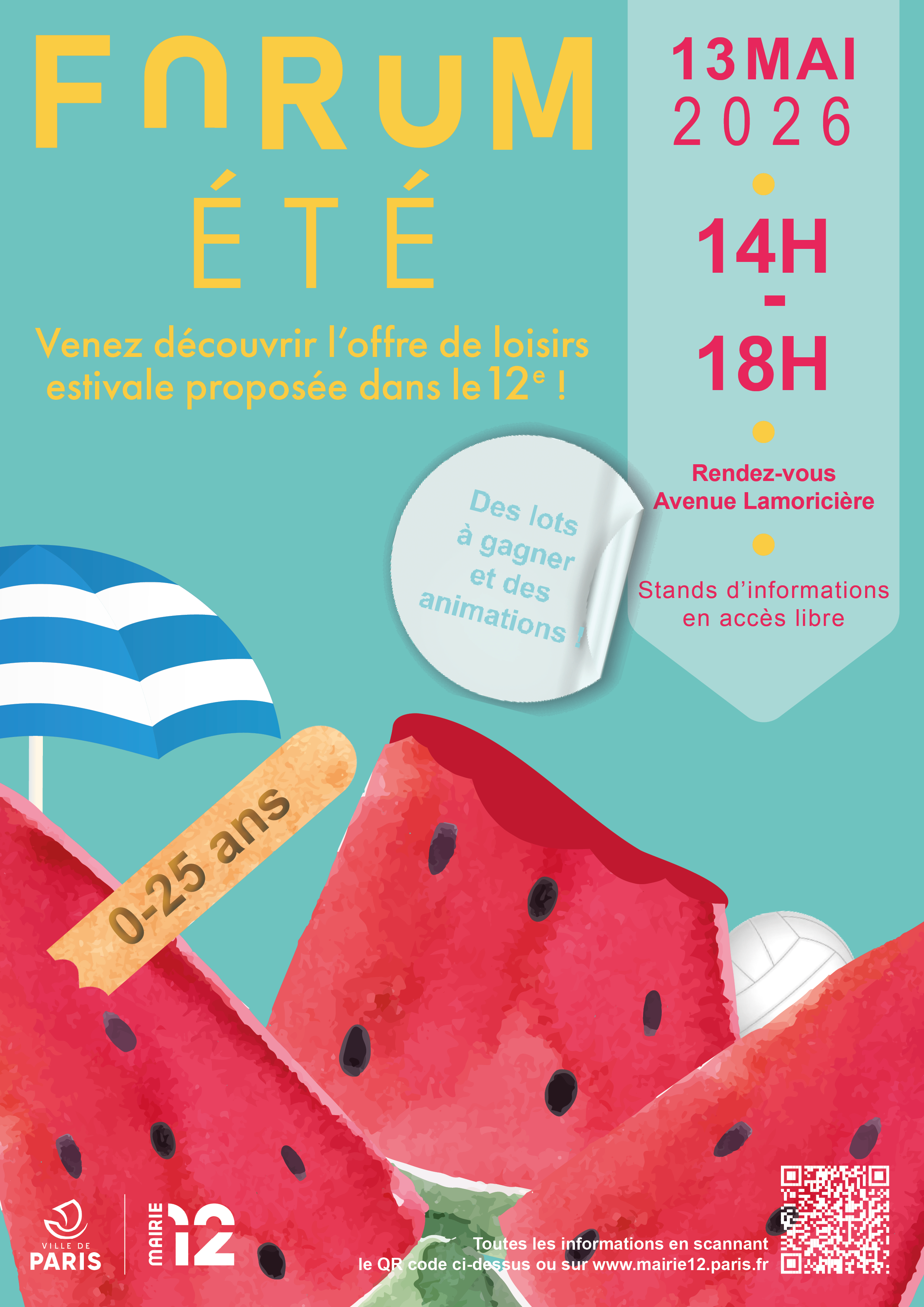 Affiche pour le Forum été 2025