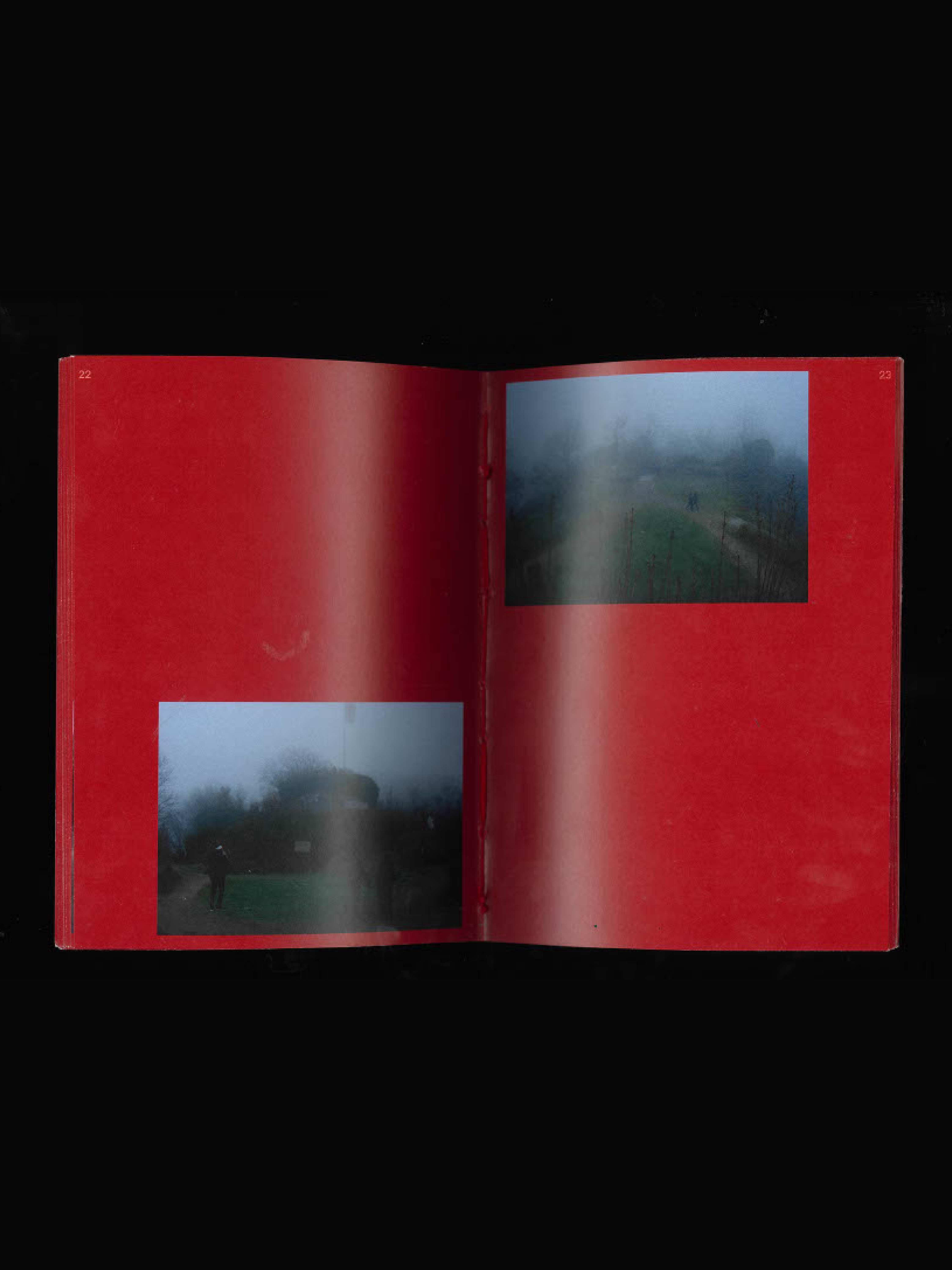 Page de mon fanzine 'People and how i see them, in their space, thoughts, during a moment, a close-up'