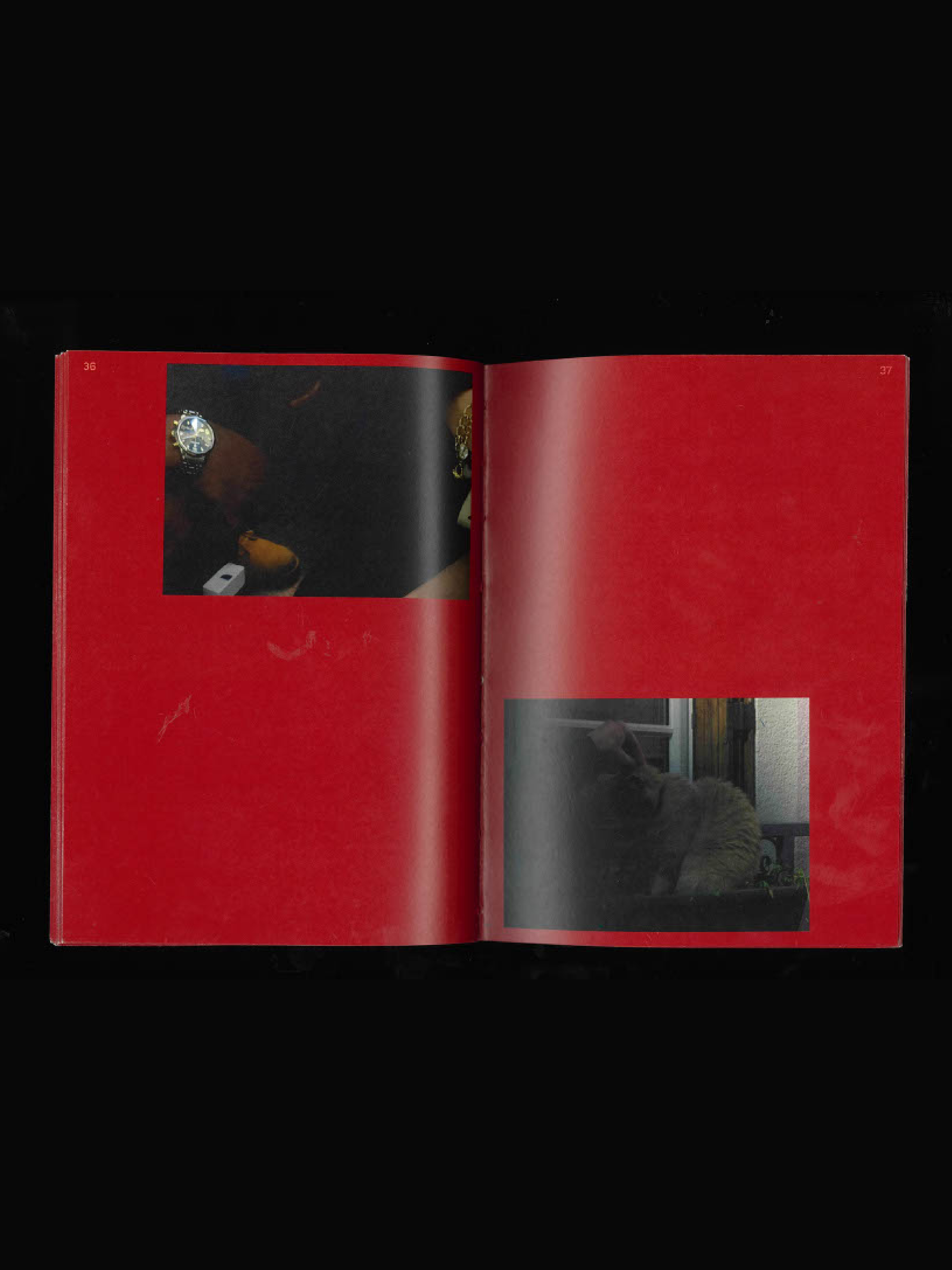 Page de mon fanzine 'People and how i see them, in their space, thoughts, during a moment, a close-up'