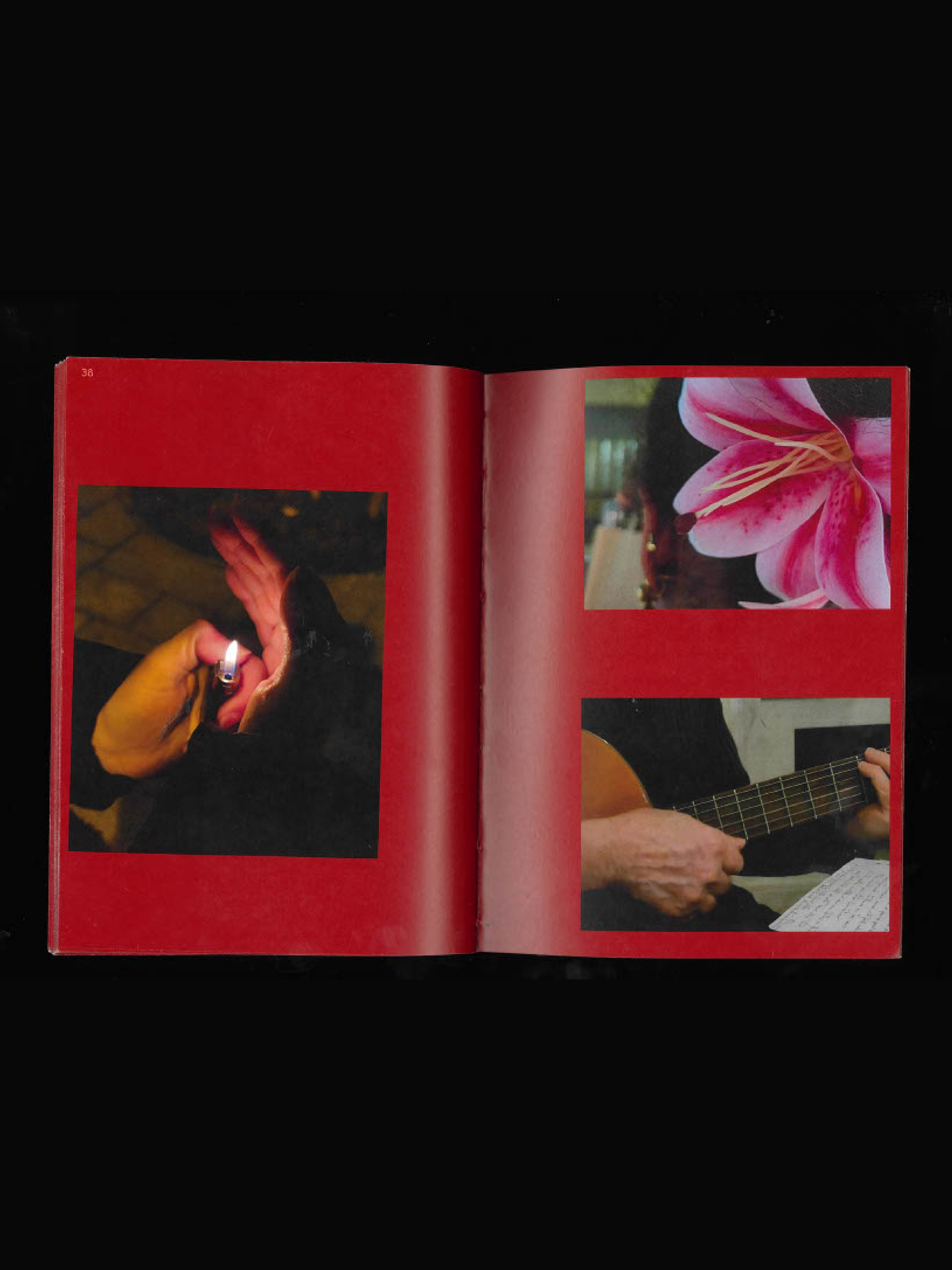 Page de mon fanzine 'People and how i see them, in their space, thoughts, during a moment, a close-up'