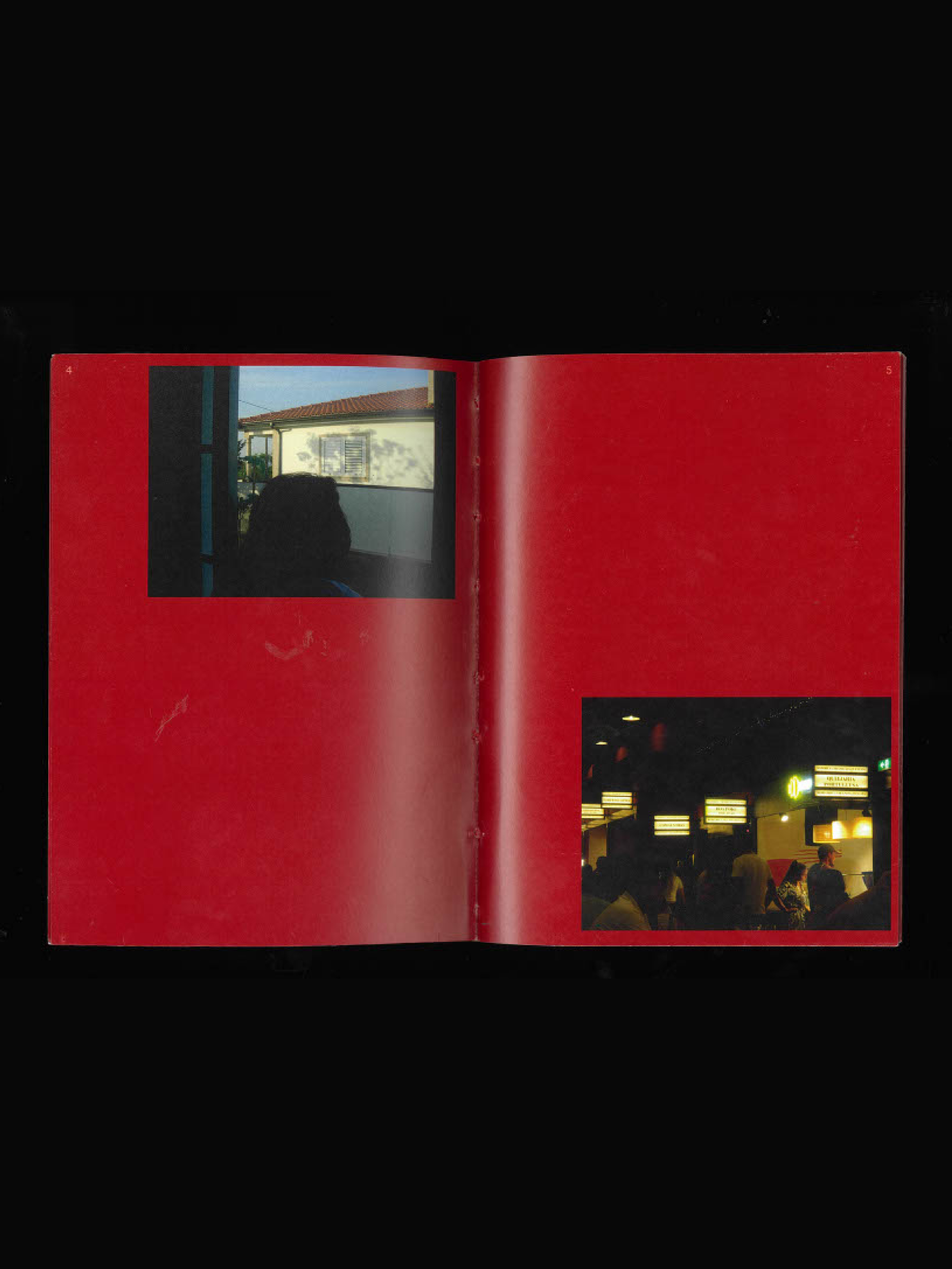 Page de mon fanzine 'People and how i see them, in their space, thoughts, during a moment, a close-up'