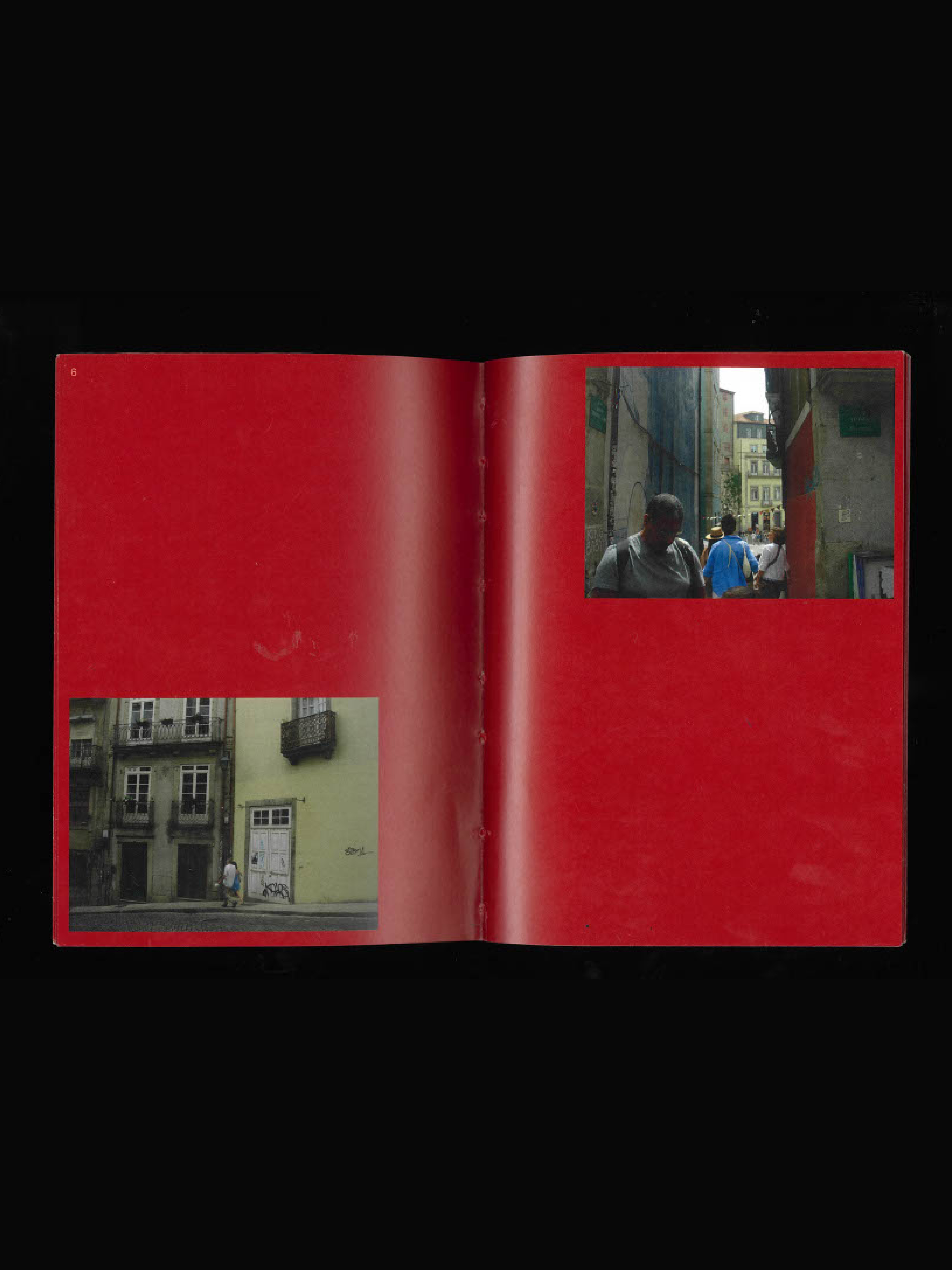 Page de mon fanzine 'People and how i see them, in their space, thoughts, during a moment, a close-up'