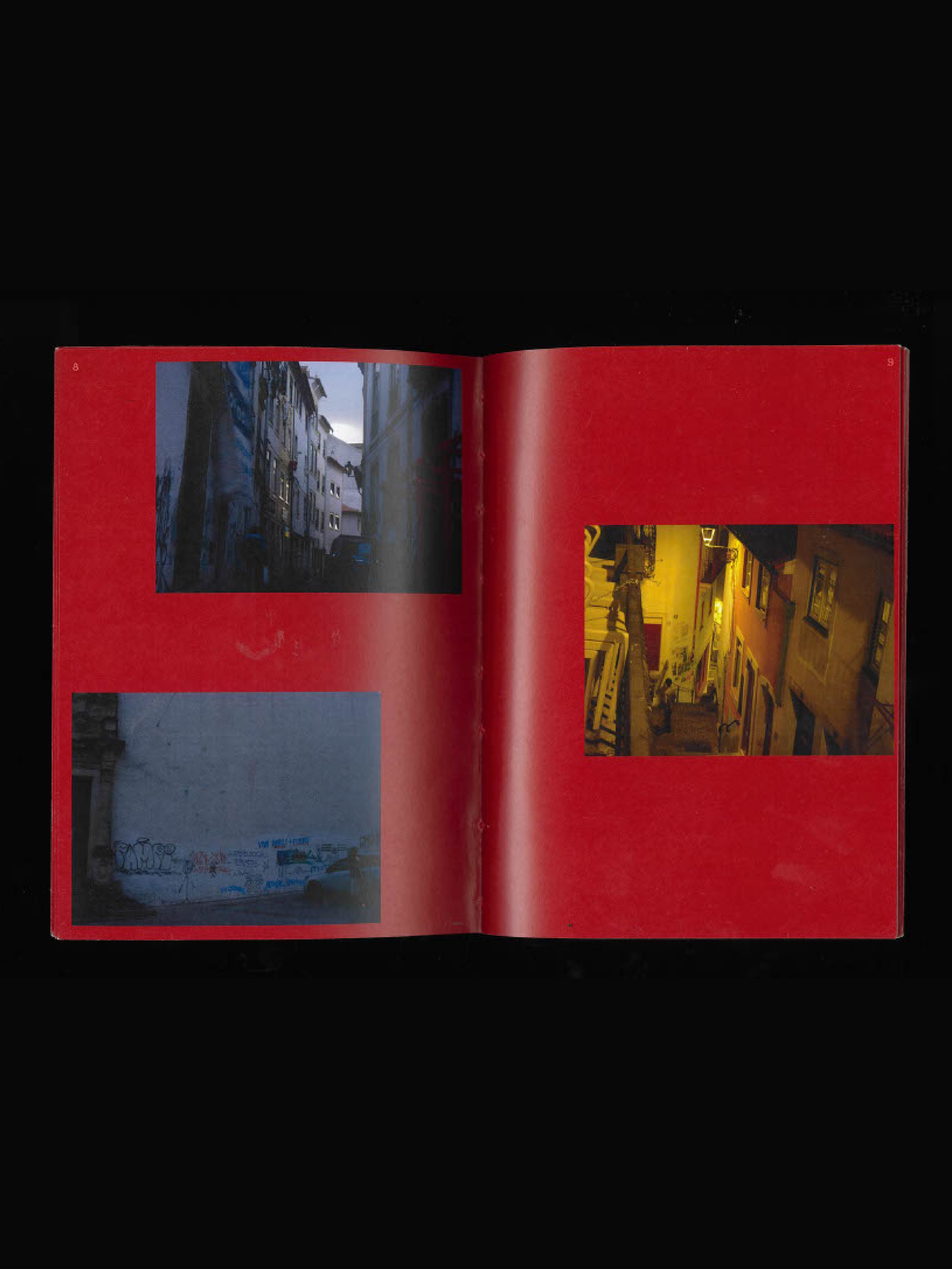 Page de mon fanzine 'People and how i see them, in their space, thoughts, during a moment, a close-up'