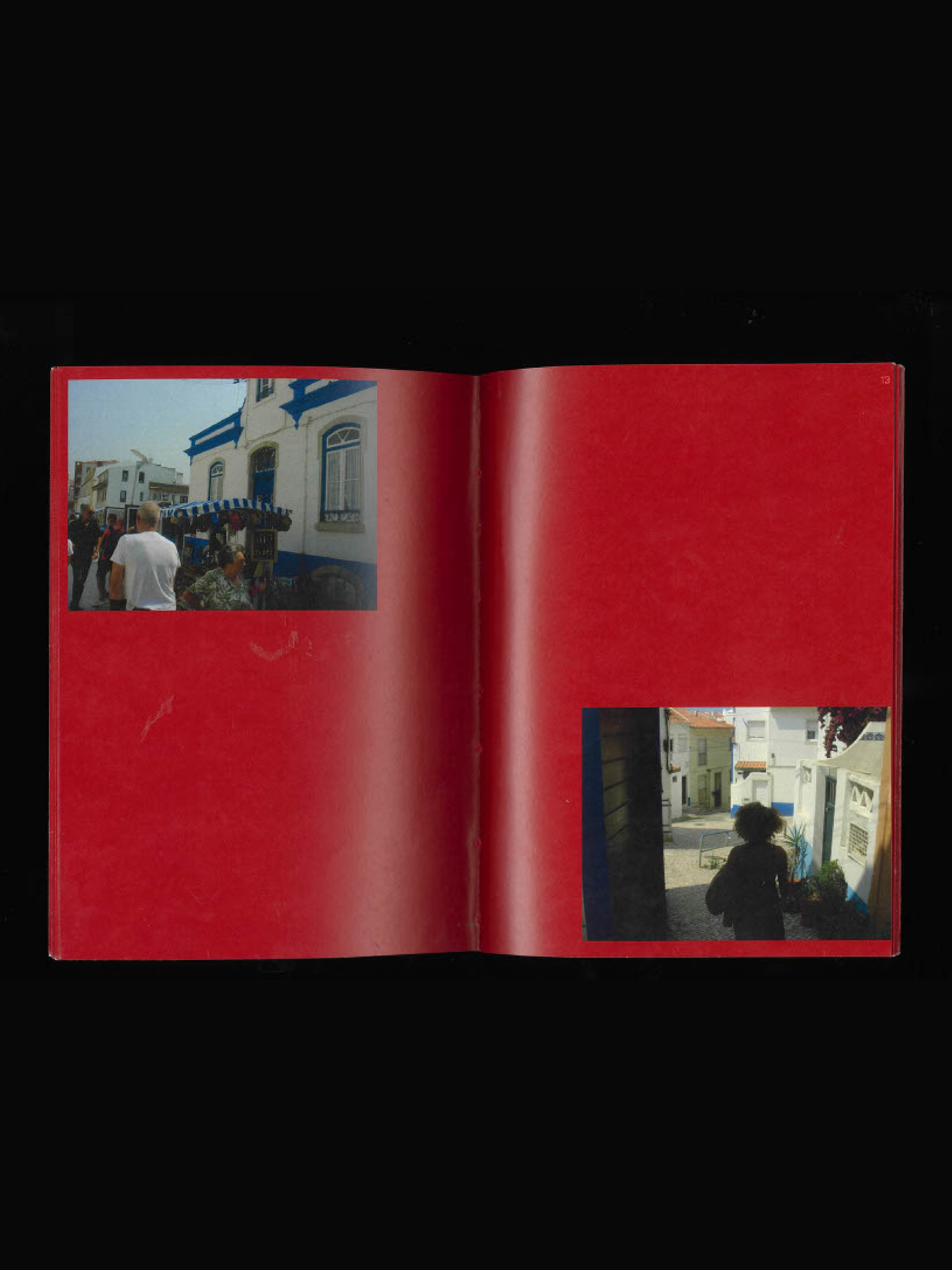 Page de mon fanzine 'People and how i see them, in their space, thoughts, during a moment, a close-up'