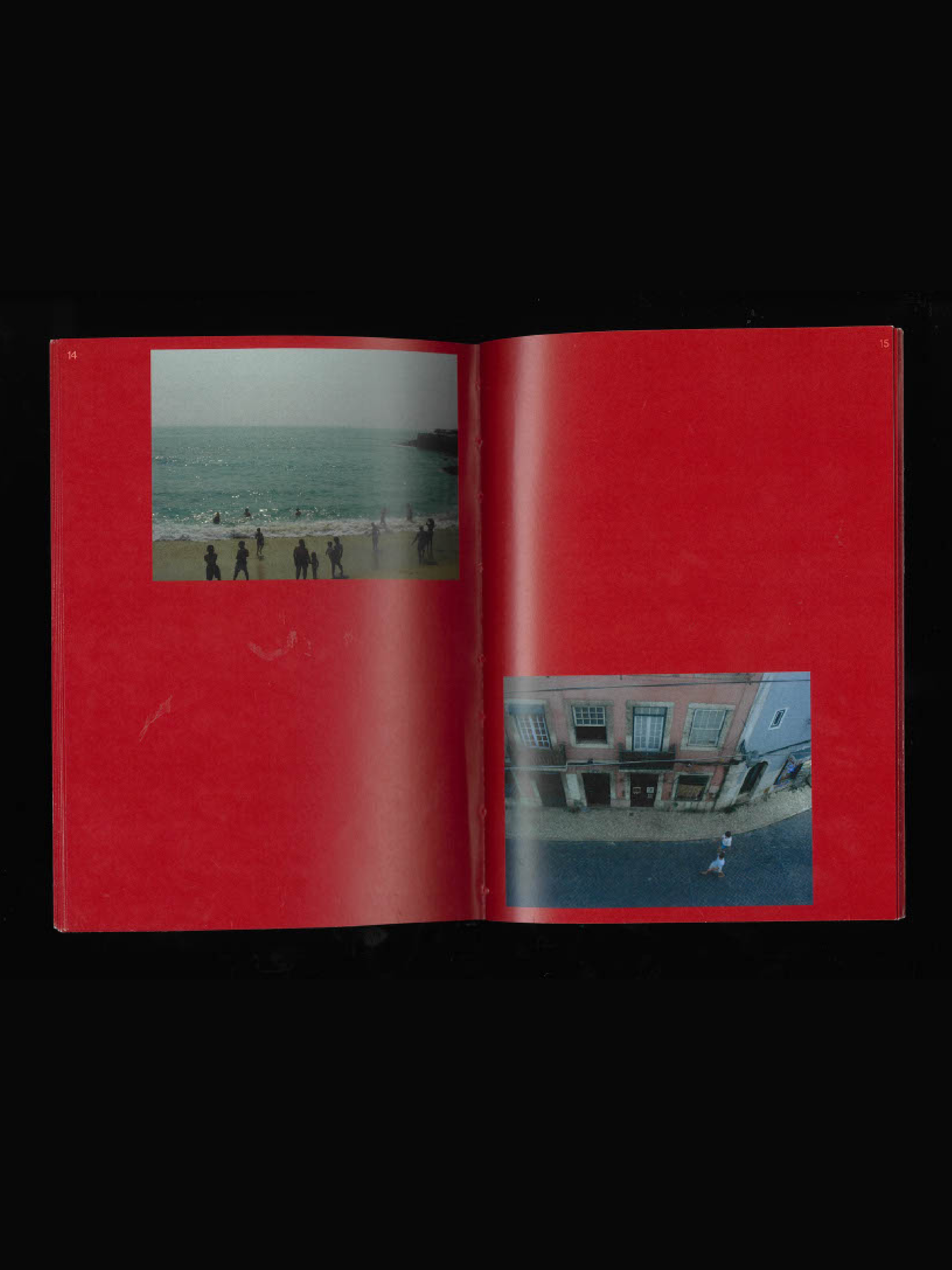 Page de mon fanzine 'People and how i see them, in their space, thoughts, during a moment, a close-up'