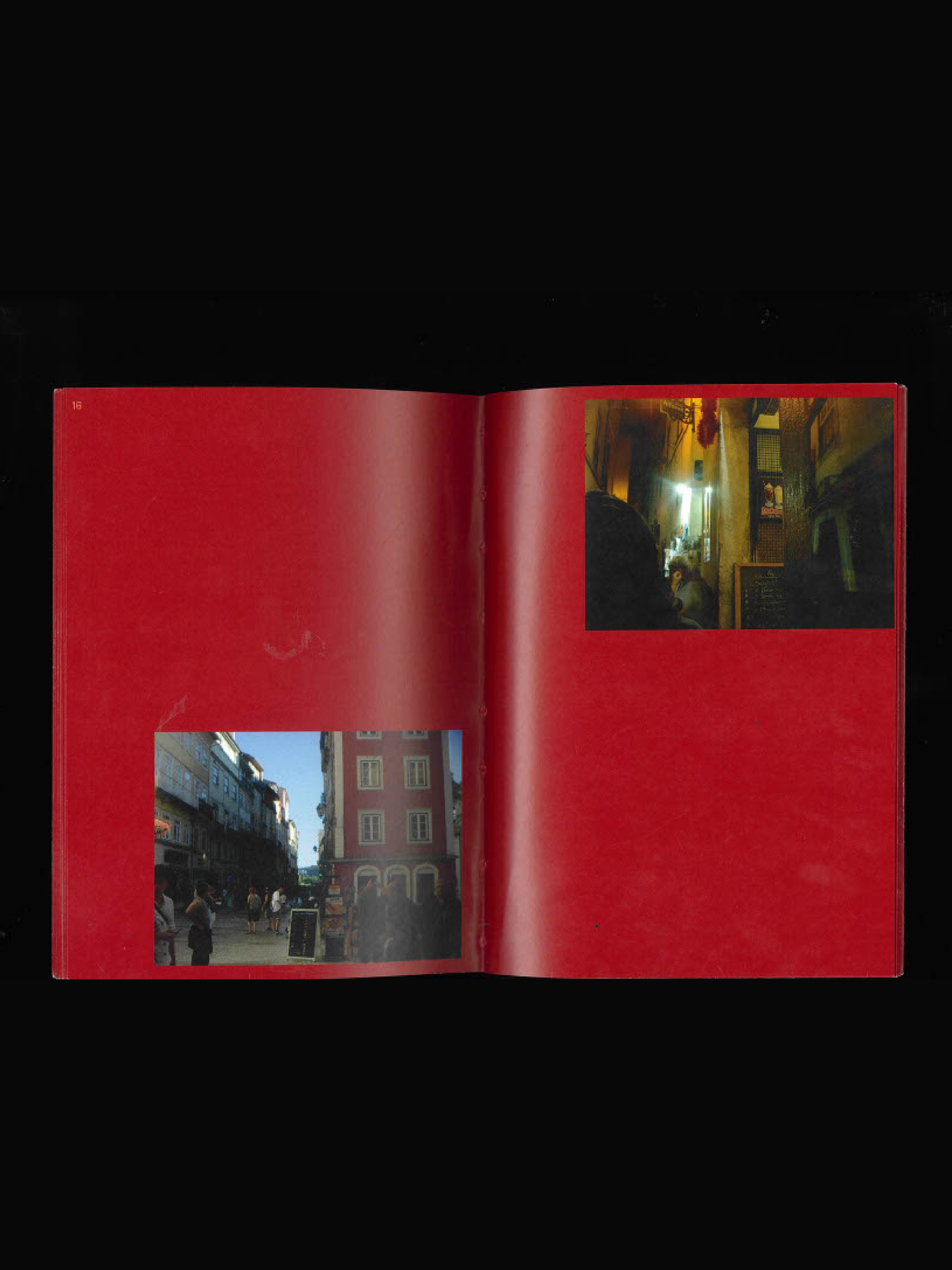 Page de mon fanzine 'People and how i see them, in their space, thoughts, during a moment, a close-up'