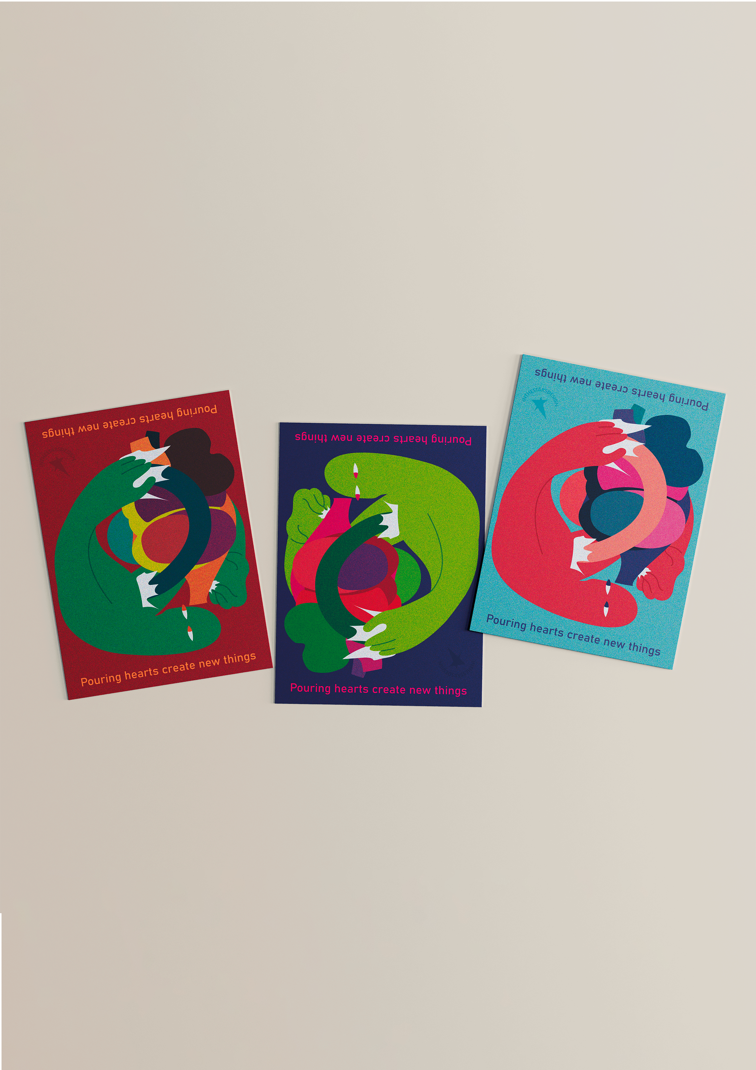 Page de mon fanzine 'Poemes egares'