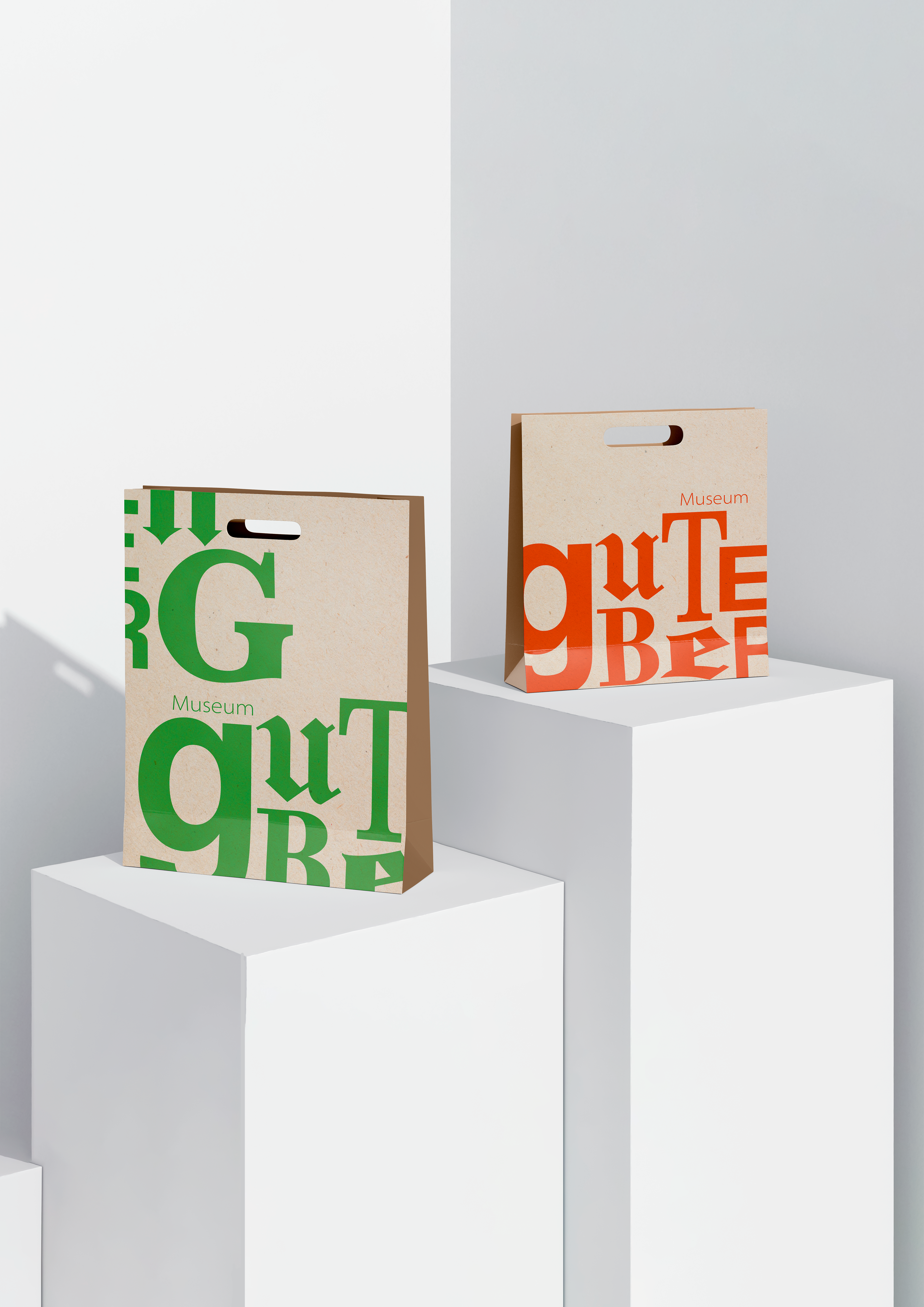 Projet de refont d'identité visuel pour le musée Gutenberg.