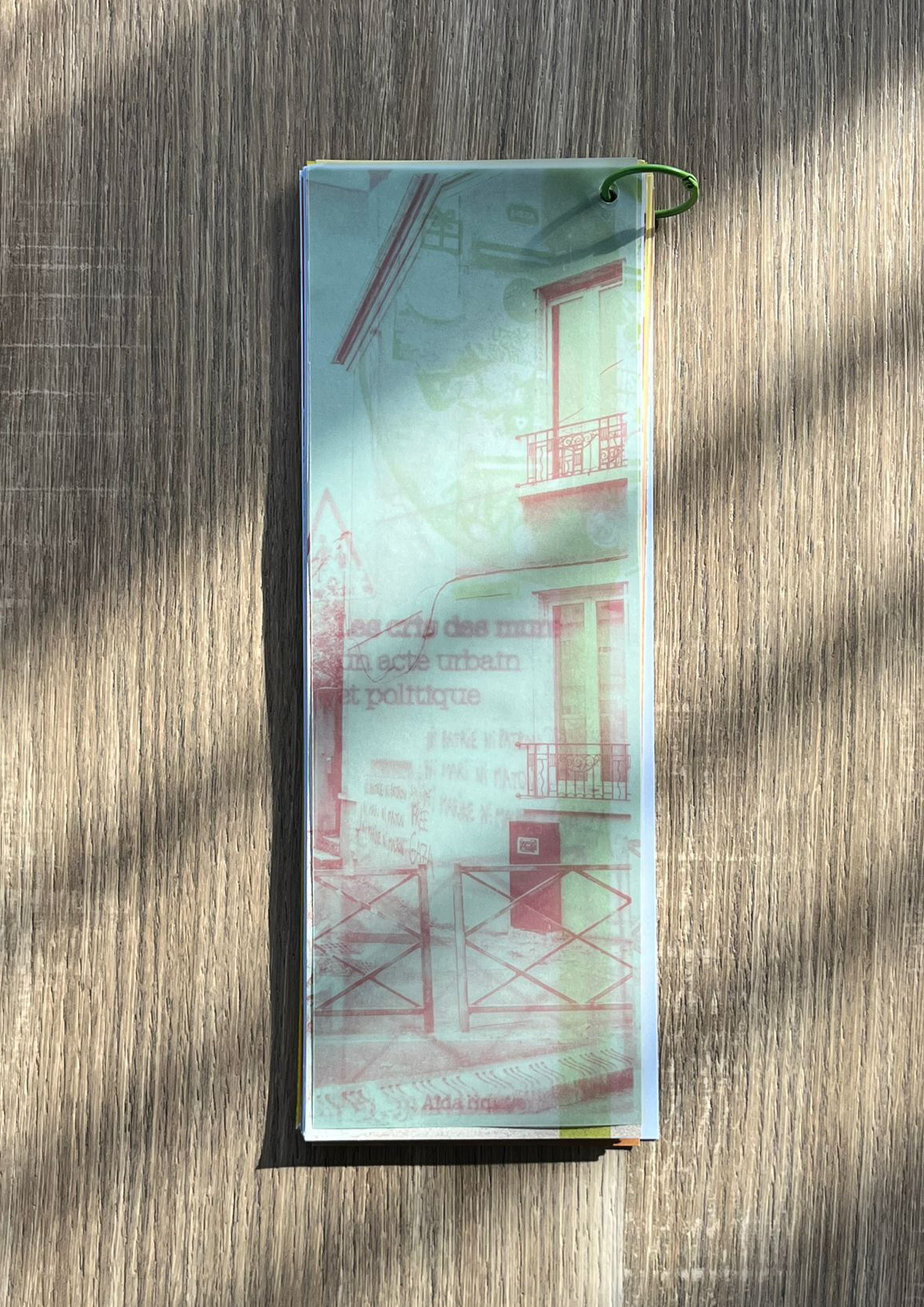 Page de mon mémoire 'Les cris (l'écrit) des murs un acte urbain et politique'