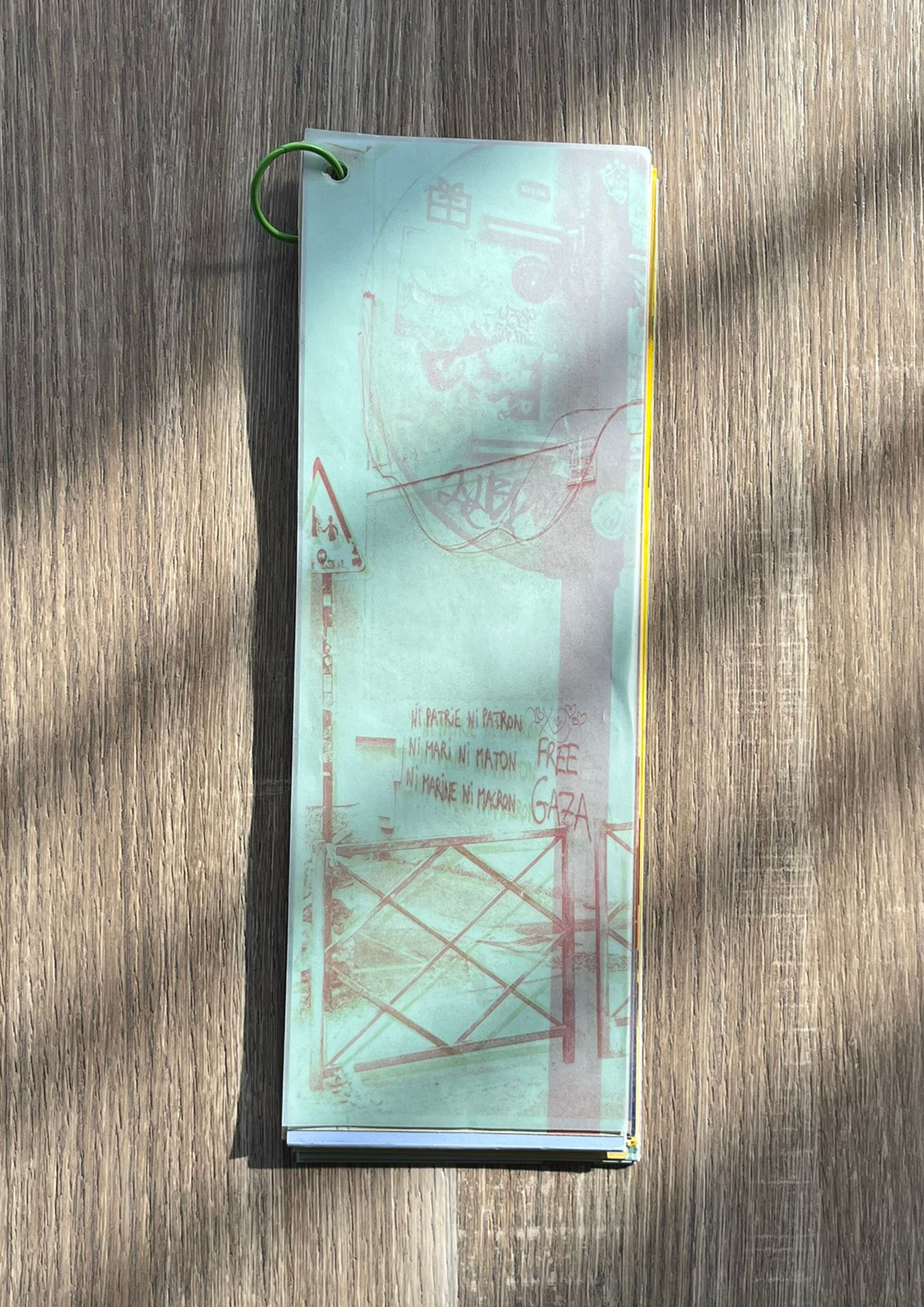 Page de mon mémoire 'Les cris (l'écrit) des murs un acte urbain et politique'