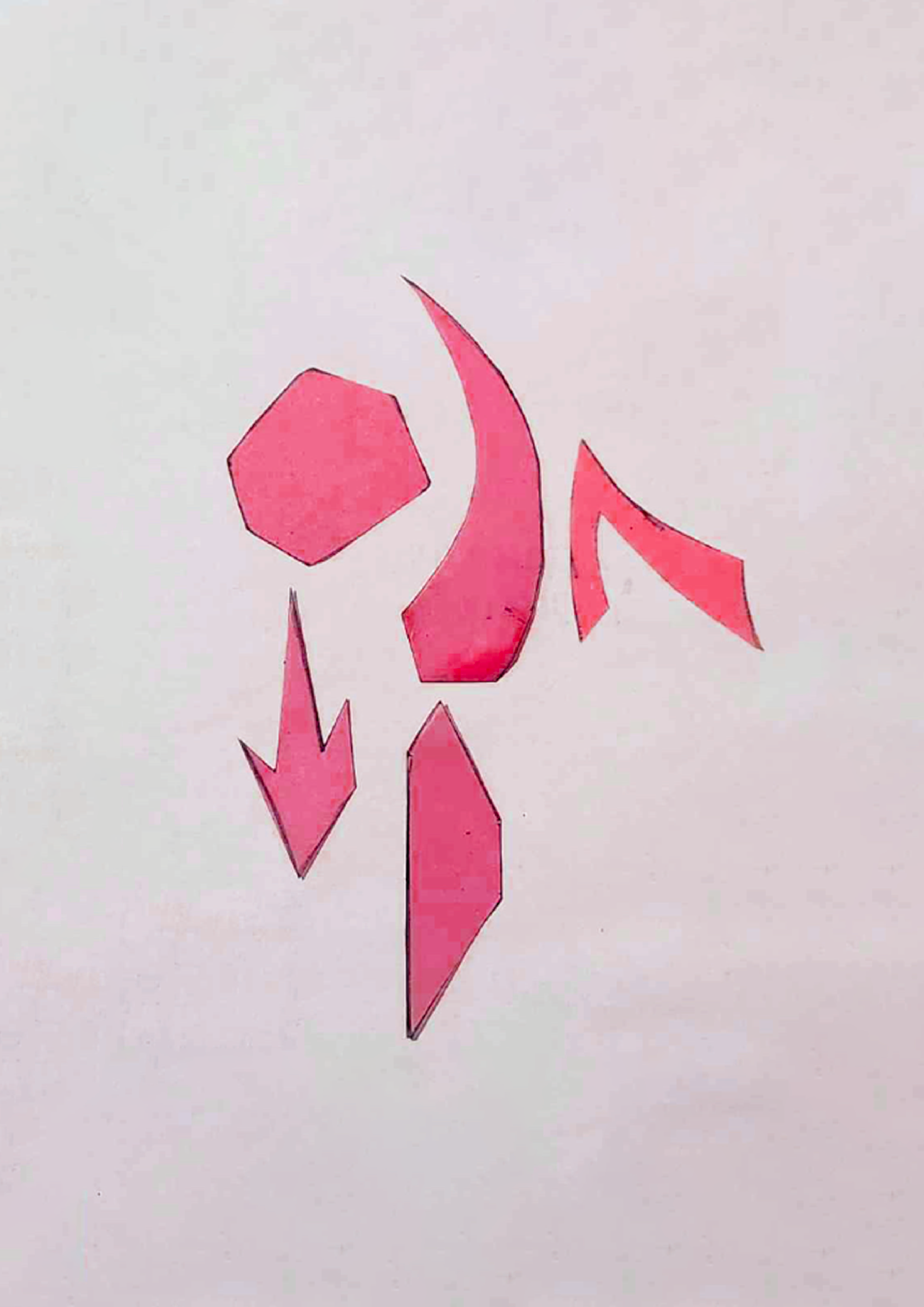 Création d'une typo modulaire inspiré, de l'artiste Natalia Gontcharova et plus globalement du mouvement artistique Futurisme.